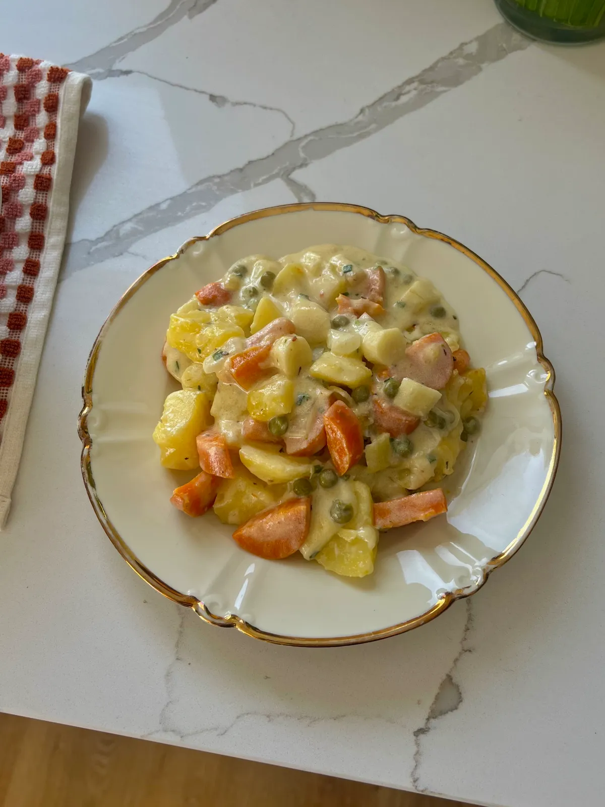 Schmelzkäse-Gemüse Auflauf